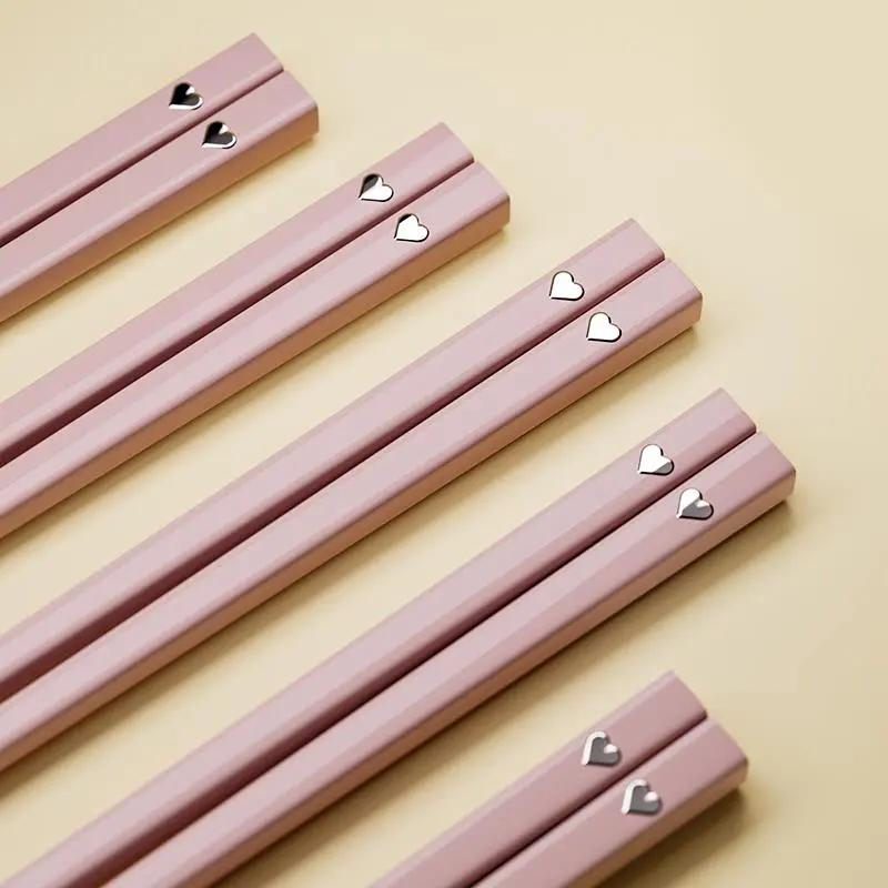 日本工艺高档用耐高温抗菌防滑分餐筷一人一筷专人专用筷子套装