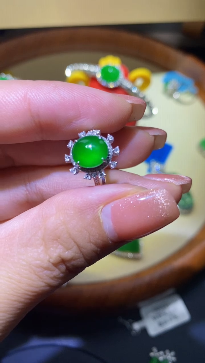 【闪购商品】翡翠118K金镶嵌1