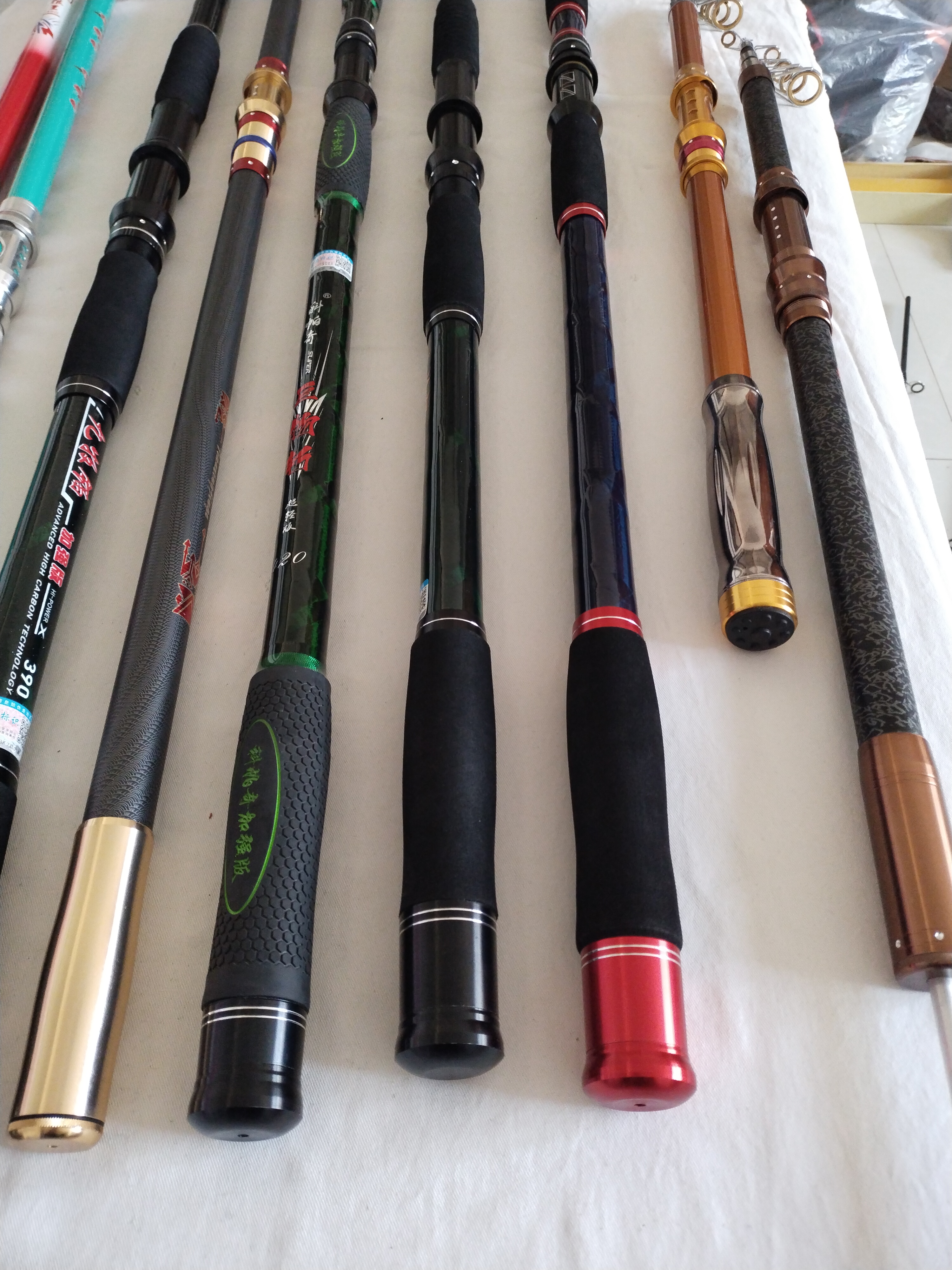 远投巨物钓竿鱼竿（微瑕疵）直播间讲解签收后不退换