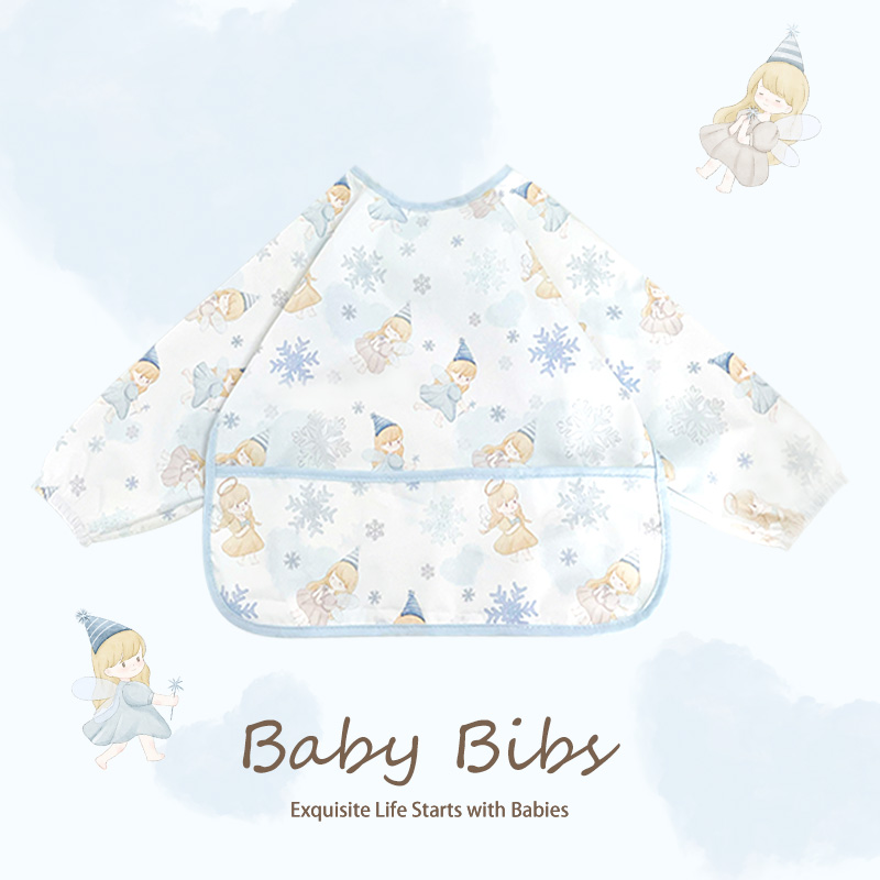 宝宝罩衣吃饭防水防油污儿童辅食罩衣