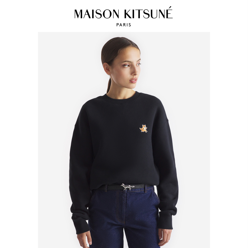 【经典款】Maison Kitsune 女款春夏竞速狐狸套头卫衣