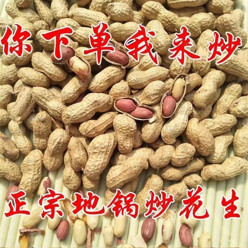 铁锅农家家里现炒带壳熟花生追剧喝茶网红推荐现炒批发新鲜年货好