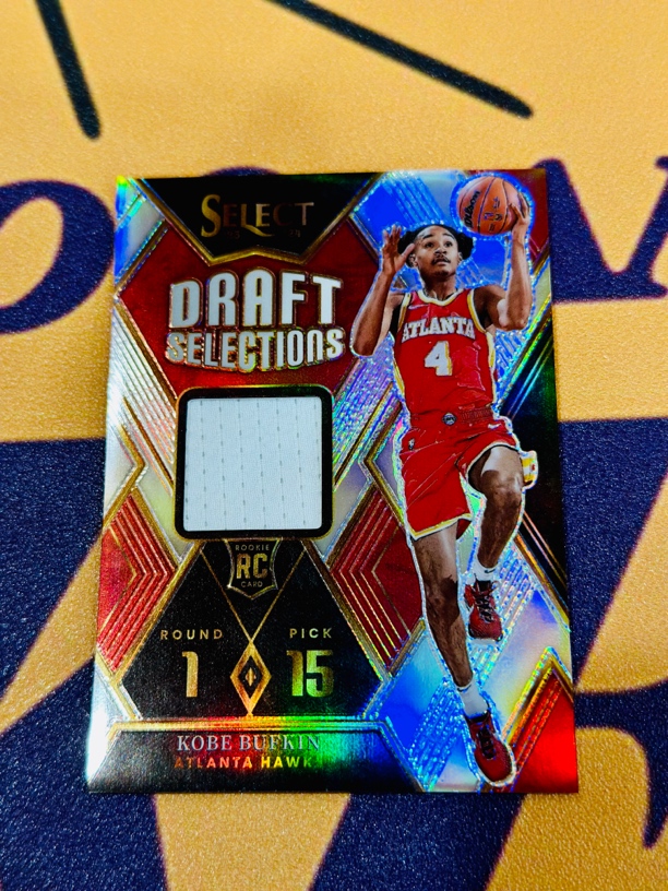 2023-24 Panini SELECT 科比 巴夫金老鹰 小窗物料 折射 RC 新秀