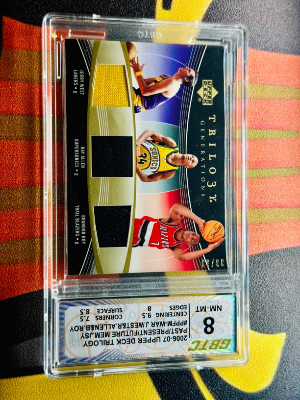 2006-07Upper DeckTrilogy韦斯特雷阿伦罗伊篮球三窗物料33编尾遍