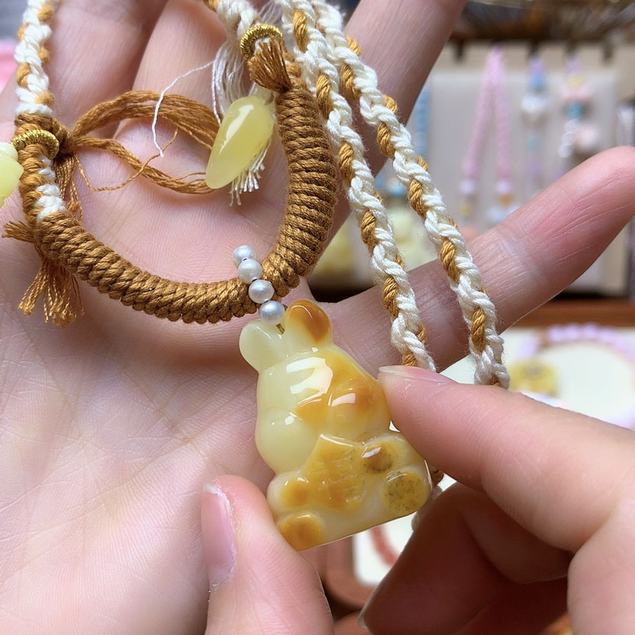 【闪购商品】蜜蜡颈饰未镶嵌