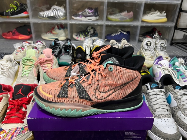 捡漏47.5码/欧文7全明星篮球鞋/二手正品9新