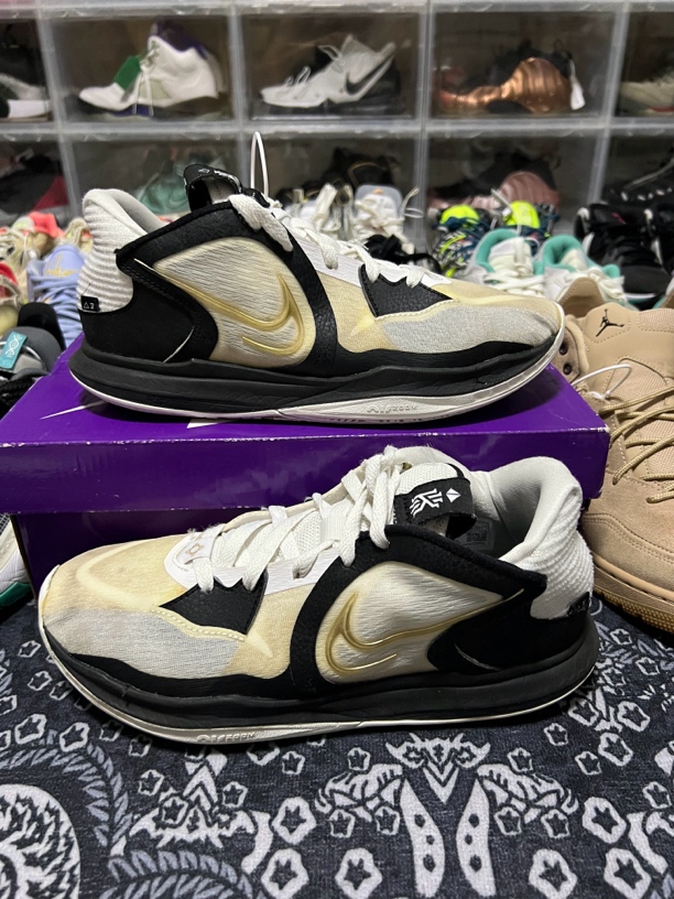 捡漏43码/欧文low5黑白篮球鞋/二手正品9新
