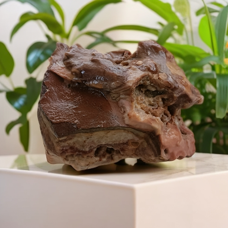 康保奇石戈壁陶瓷桌面摆件工艺品可爱创意精美老料摆件异形风化