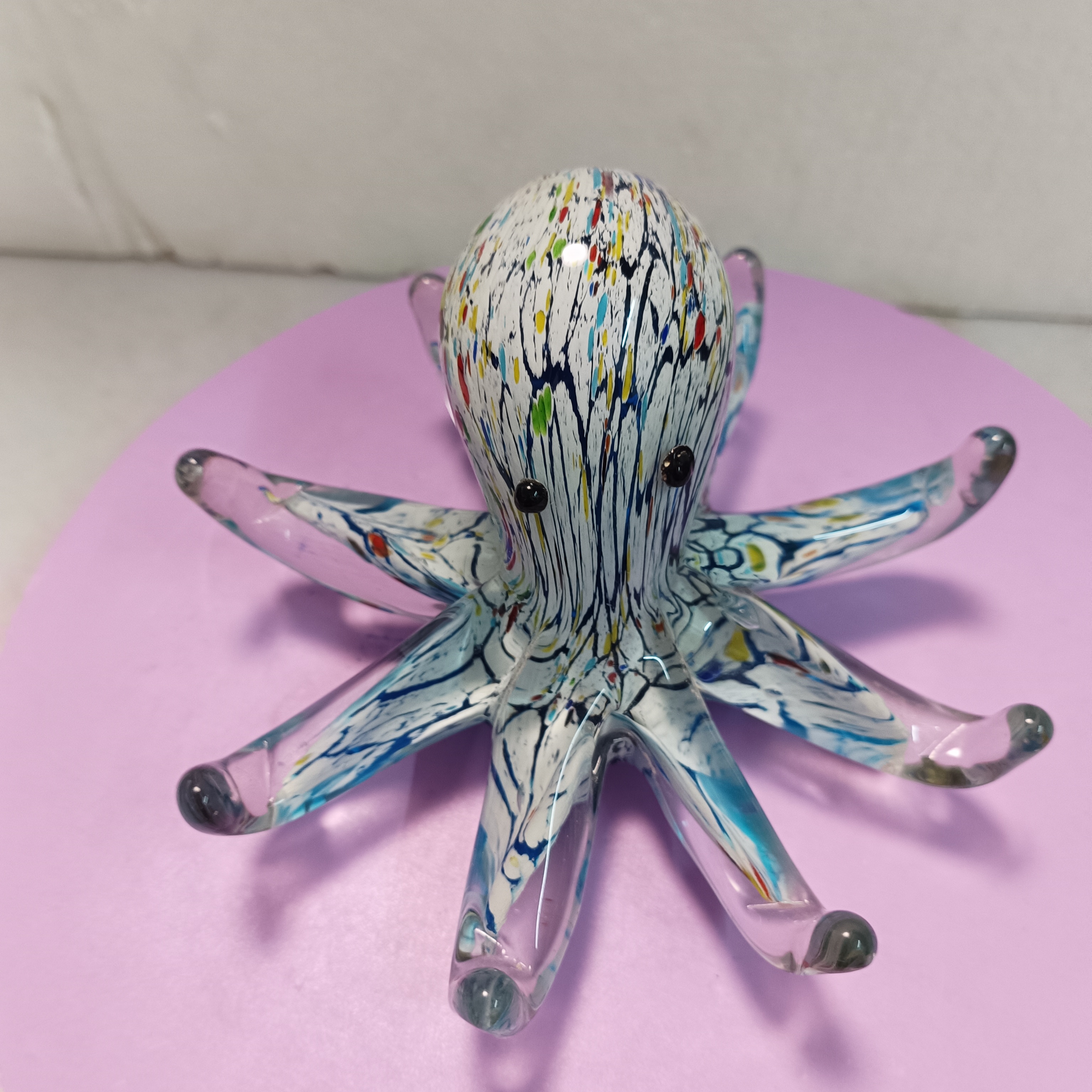 创意新品琉璃八爪鱼纯手工制作小巧玲珑晶莹剔透
