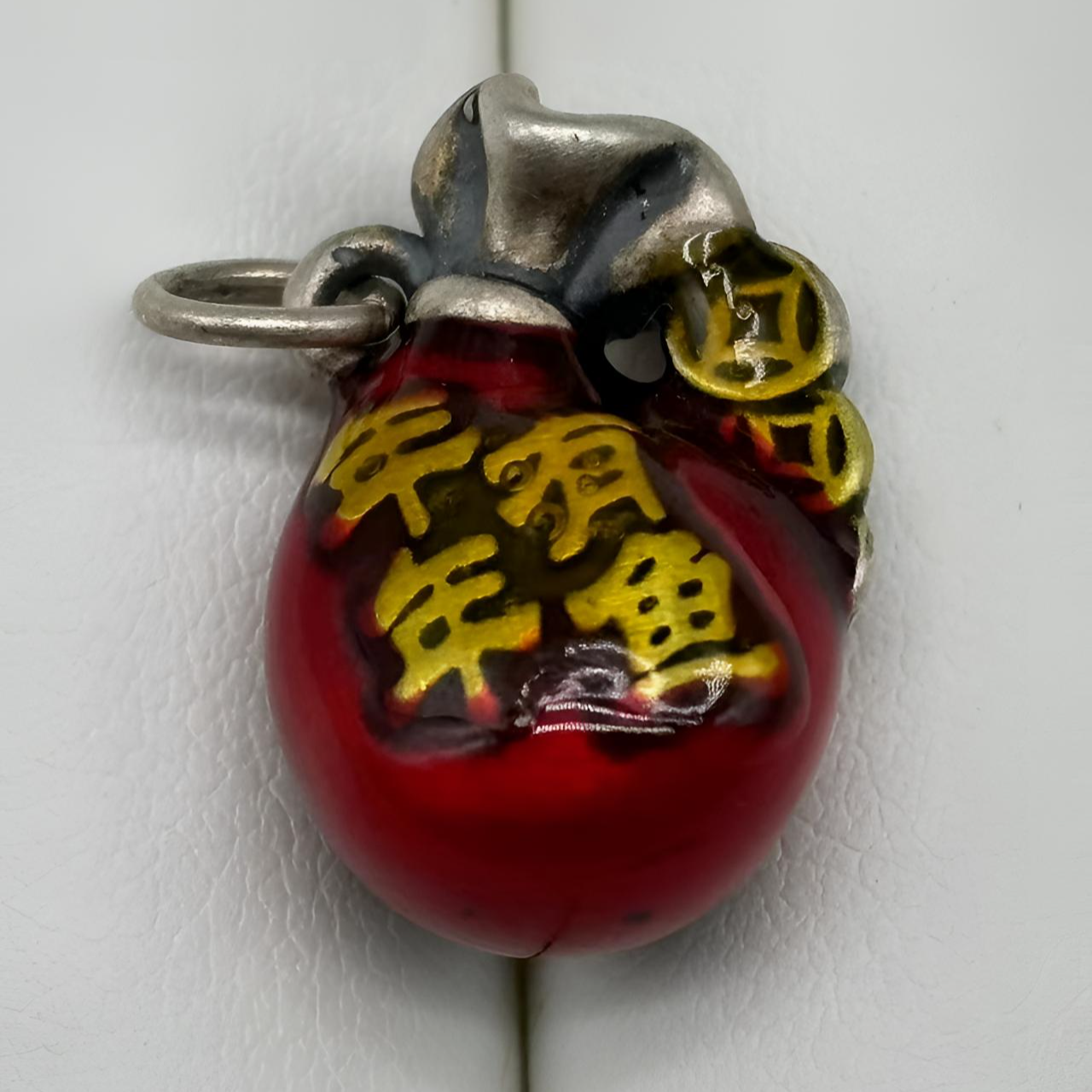 足银珐琅银制品 足银999福袋手工配饰配件