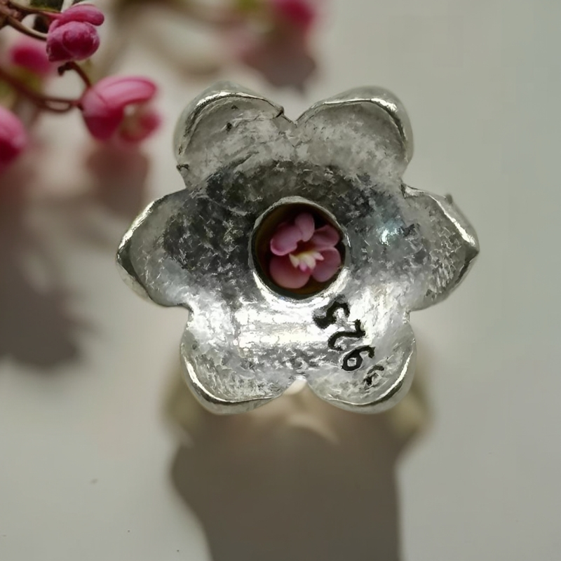 足银银制品 足银999莲花花托手工配饰配件