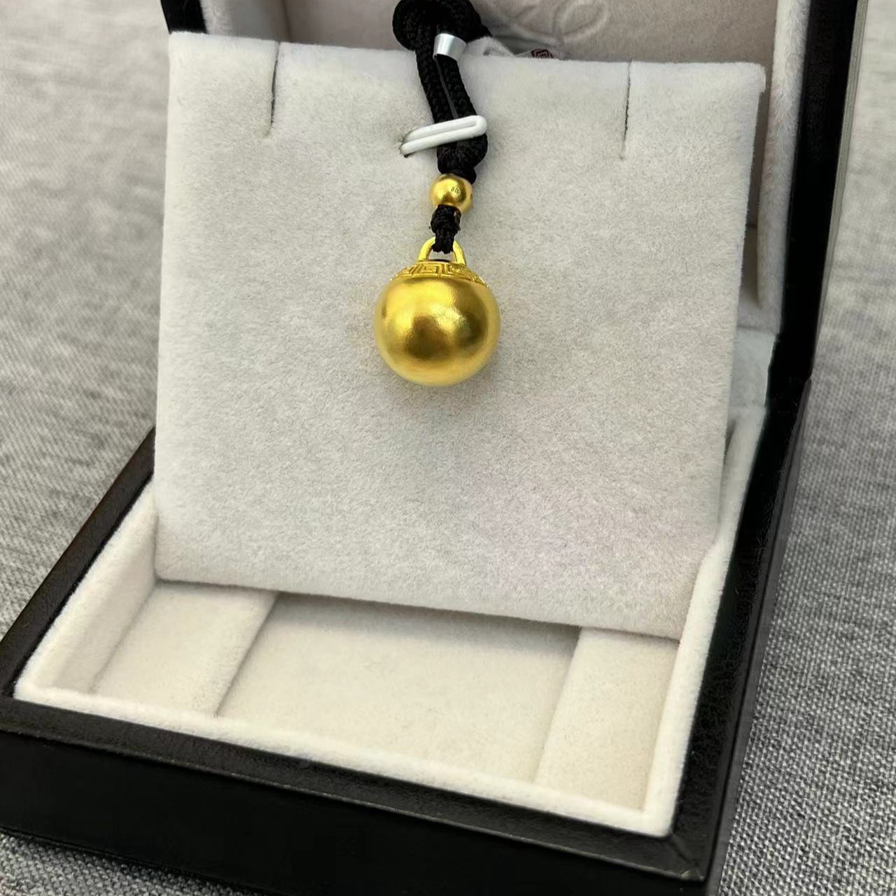 【东豪珠宝】足金古法有求必应吊坠光面百搭挂坠素金经典