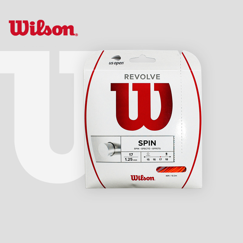 Wilson/威尔胜网球拍聚酯线 威尔逊耐用硬线网球线纤维弹力高弹性