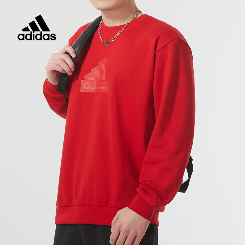 adidas/阿迪达斯2024春男时尚潮流舒适运动休闲卫衣IT3990
