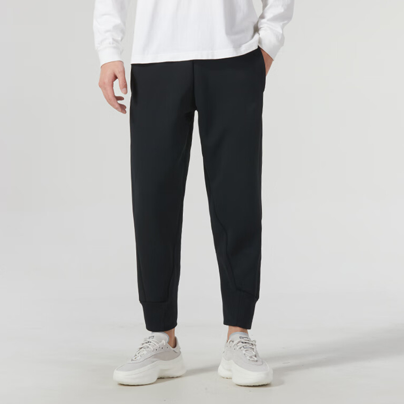 adidas/阿迪达斯冬季新款男子束脚加绒运动长裤IQ1379