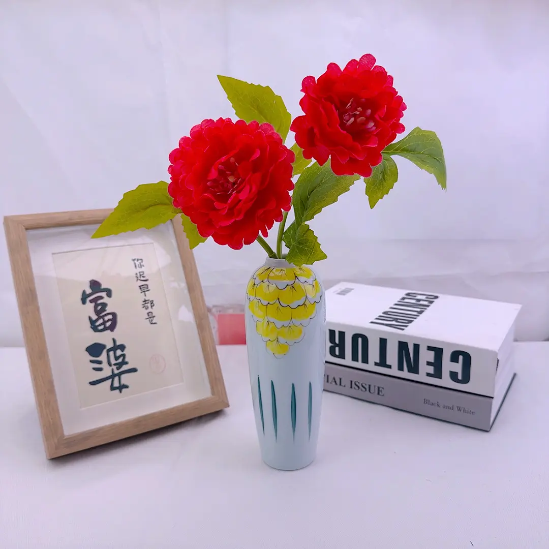 【优惠装】50朵全套仿真玲珑牡丹（25朵大花+25朵小花）DIY仿真材料包