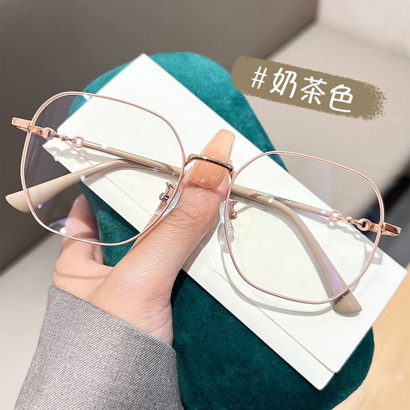 高颜值减龄素颜近视眼镜女潮时髦显白眼镜框-17015