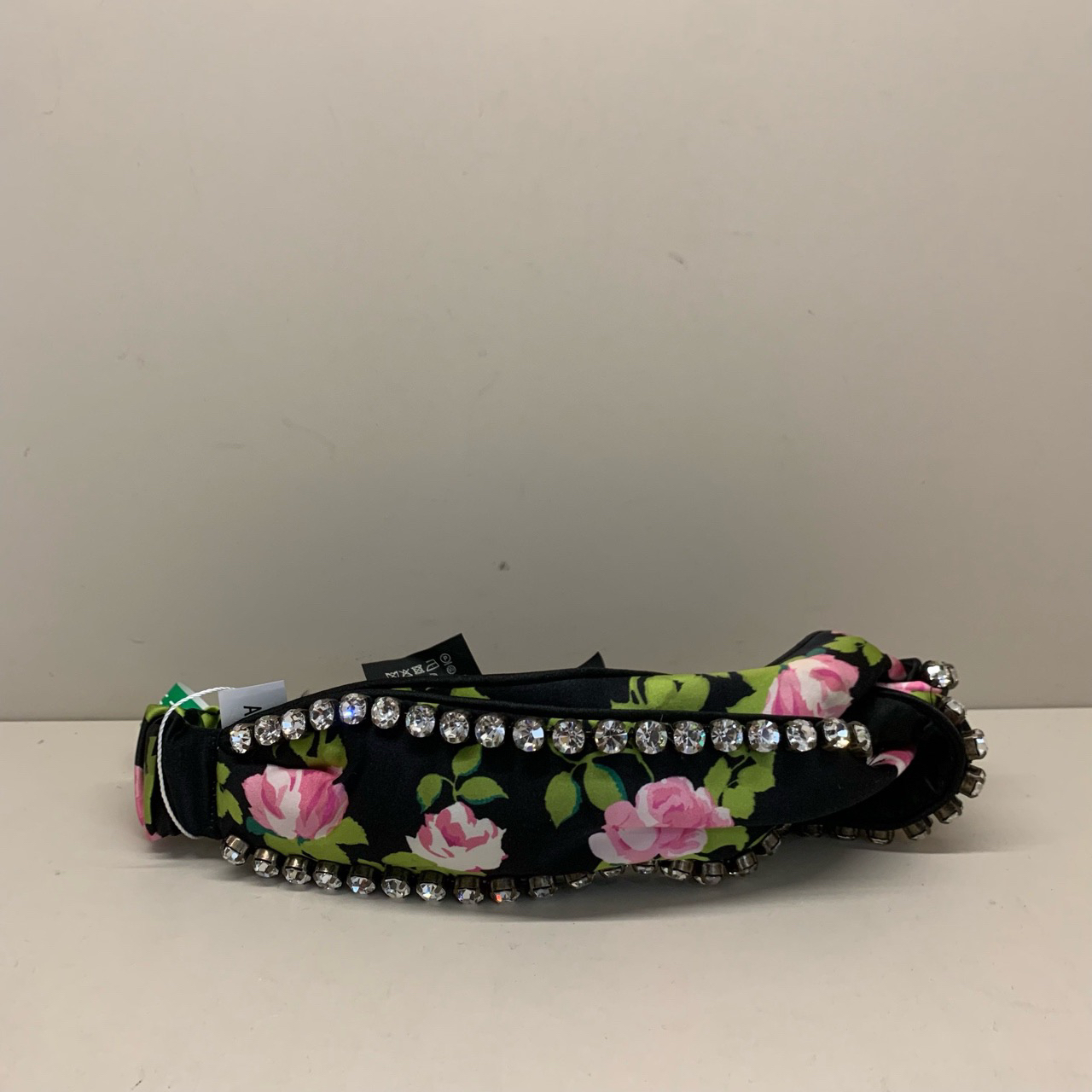 Gucci花卉水钻发带/99新/13737