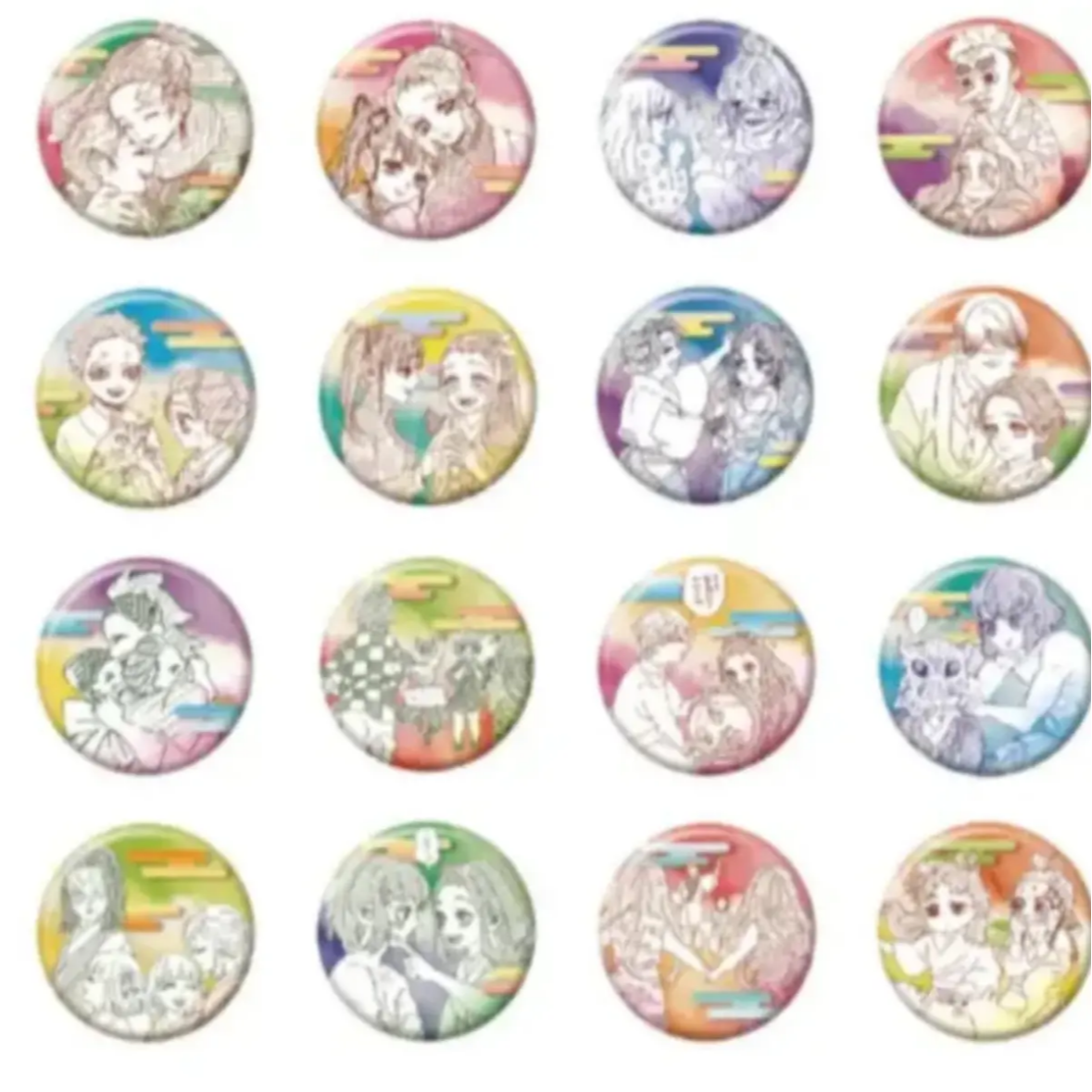 【代拆】鬼灭之刃 原画展 js 浮雕 原画吧唧杯垫