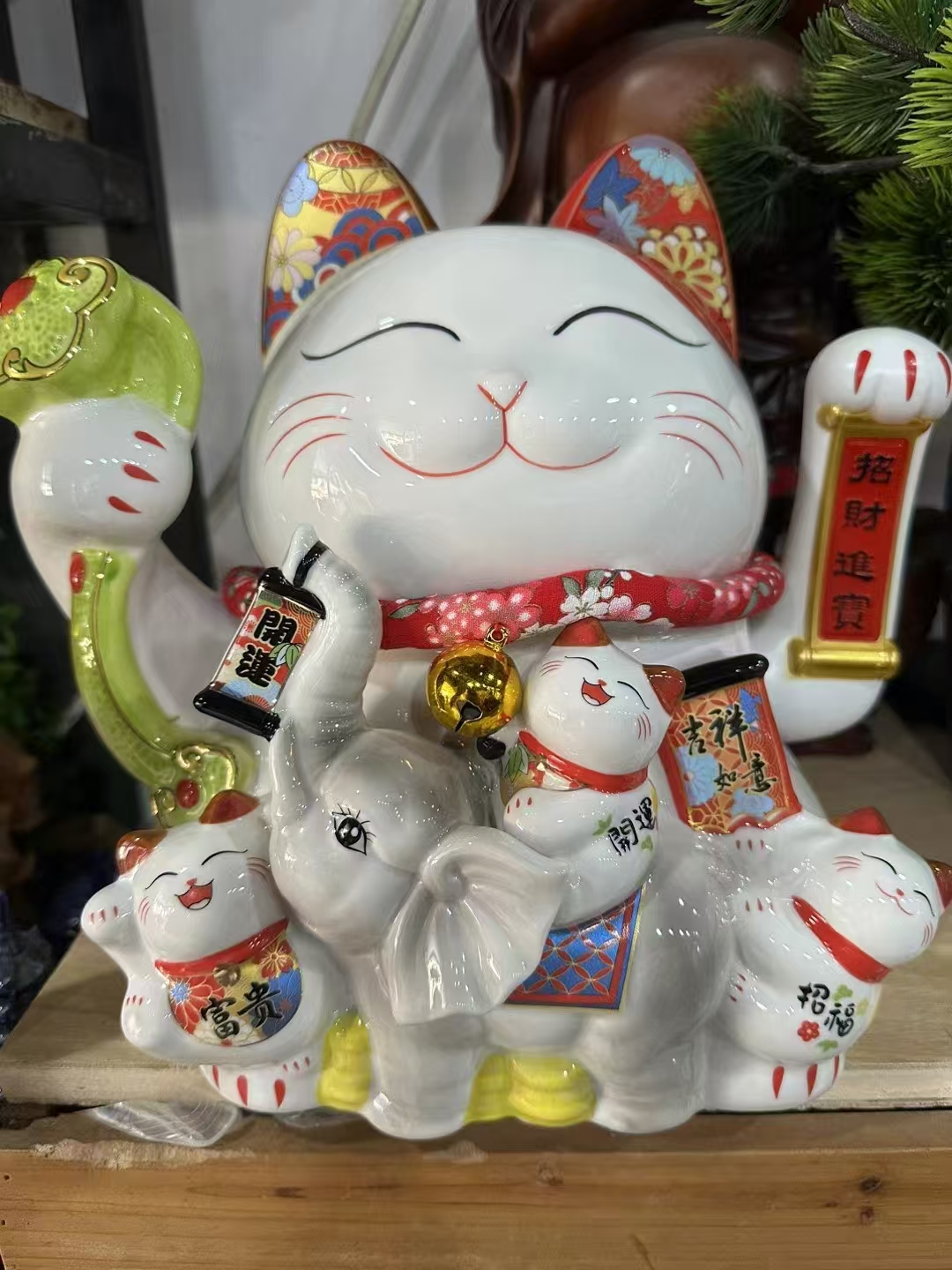 开业工艺礼品区，招财猫，含义是招财进宝，168一个