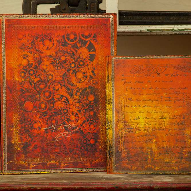 【停产】Paperblanks 赫伯特乔治威尔斯75周年笔记本手账本日记