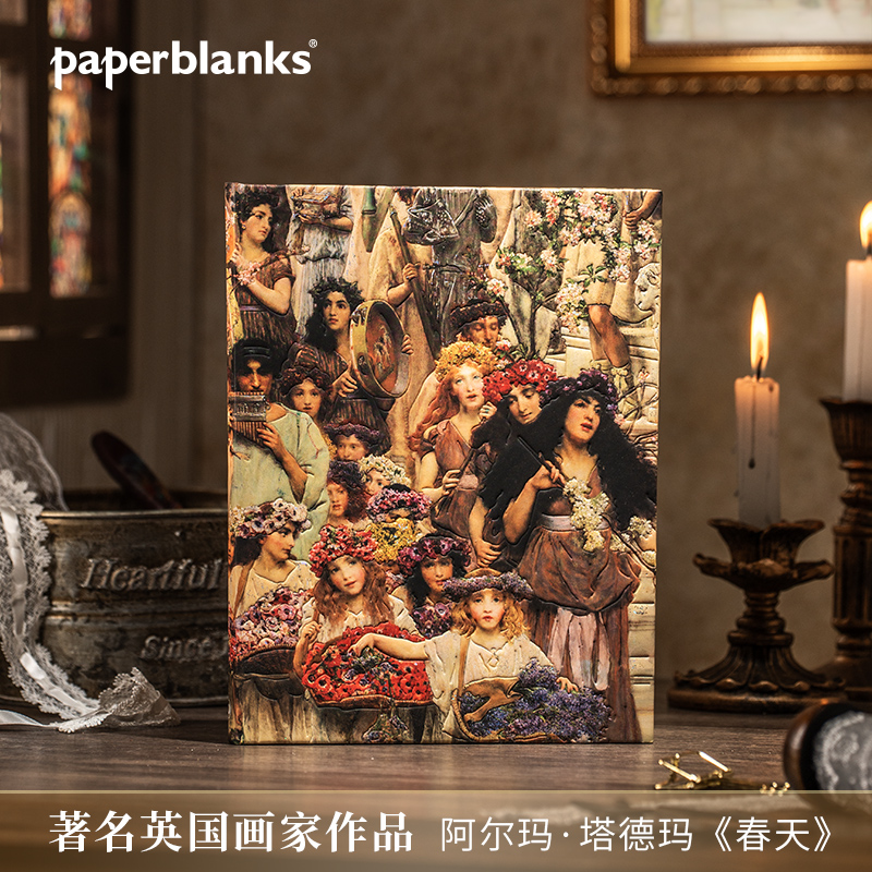 【24年秋季】paperblanks佩兰克笔记本优质本复古手账本日记本春天