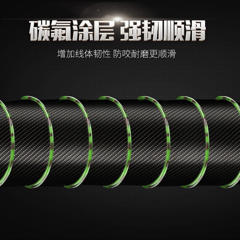 海龙王世界纪录斑点鱼线主线正品强拉力尼龙柔软不打卷500米隐形