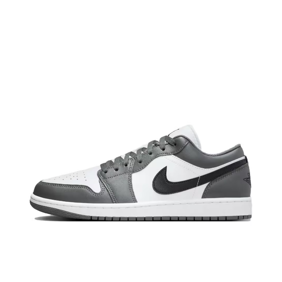 【滔搏联动】NIKE耐克男子AIR JORDAN 1 LOW 炭灰休闲鞋 553558-152