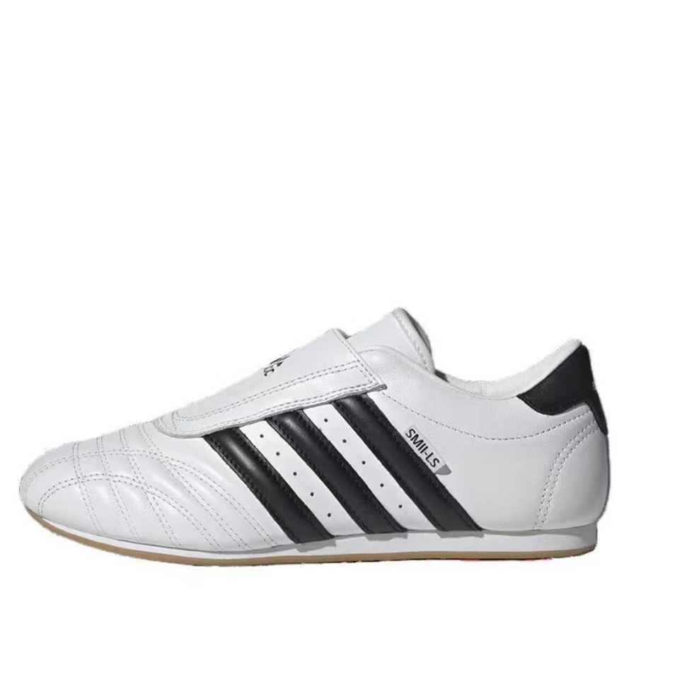 【滔搏联动】adidas/阿迪达斯 NYLON SAMBA 男女训练鞋 白黑 JQ4774