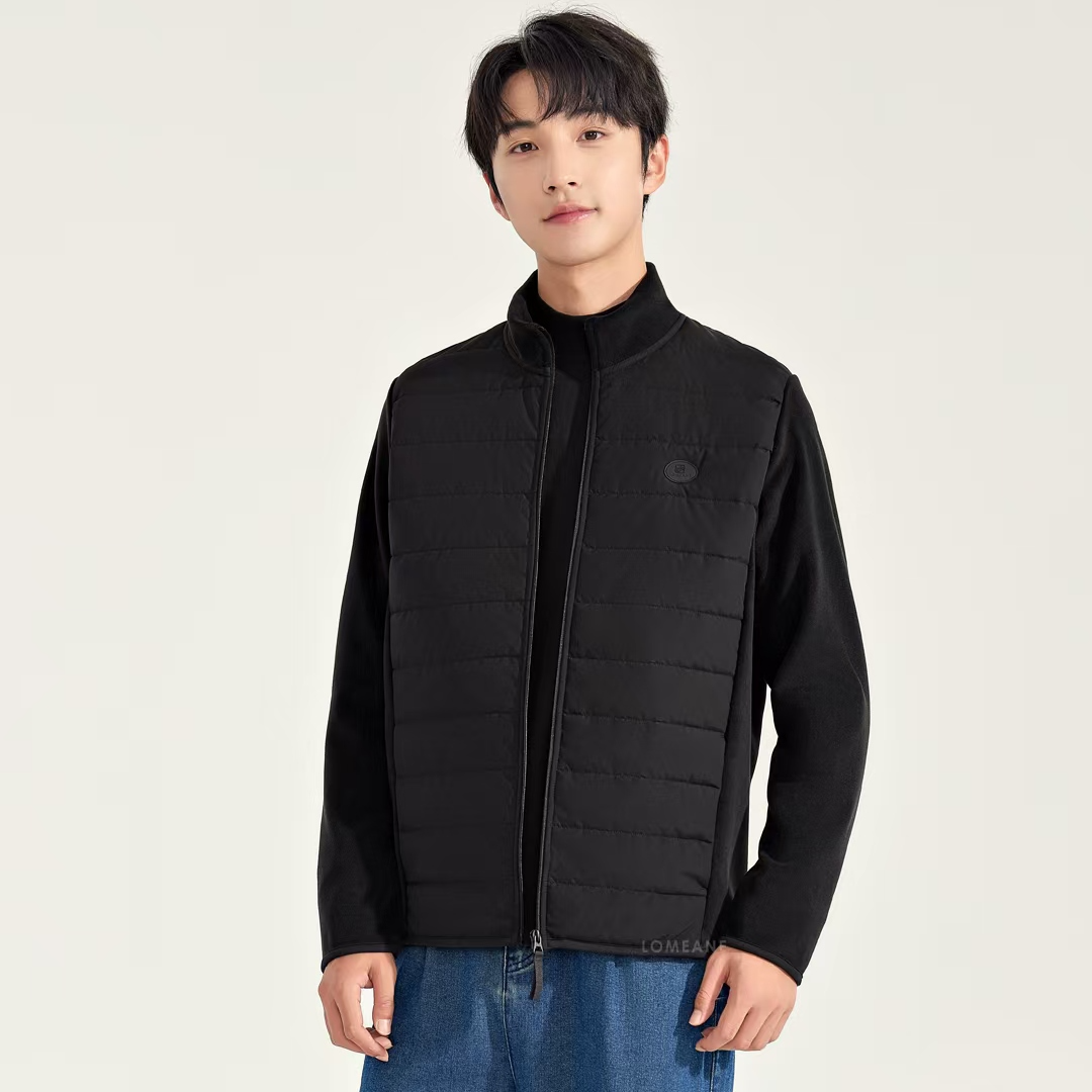 羊绒蚕丝气绒服男A8801