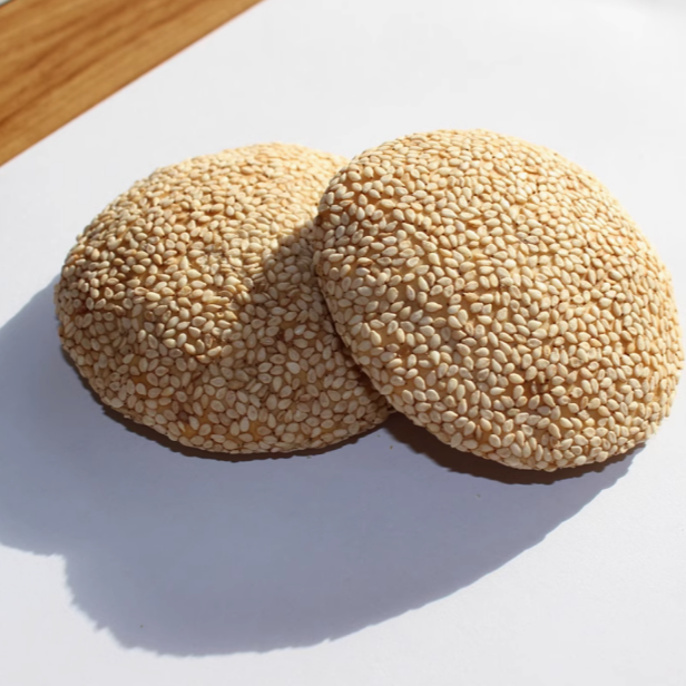 四川巴中恩阳古镇特产手工提糖麻饼芝麻饼精选10个装