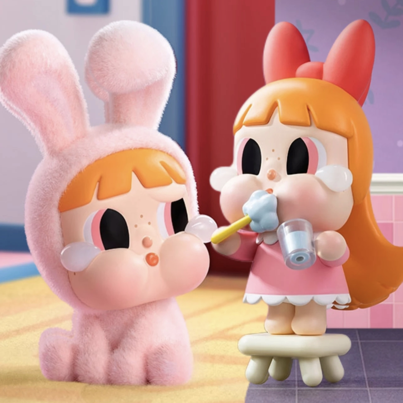 （拆盒）Crybaby飞天小女警系列哭娃新款摆件可爱玩具手办盲盒