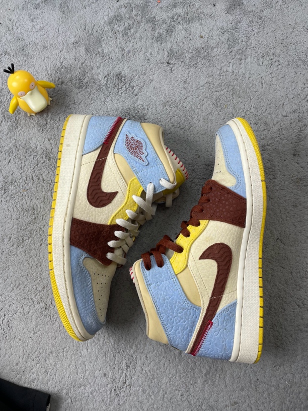 95新 NIKE/耐克 99新S/42码/Air Jordan/aj1非洲风情