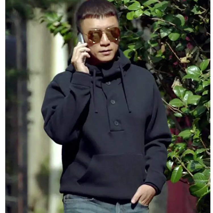 仓石一树潮牌连帽卫衣秋冬季时尚休闲户外宽松加绒百搭长袖带帽衫