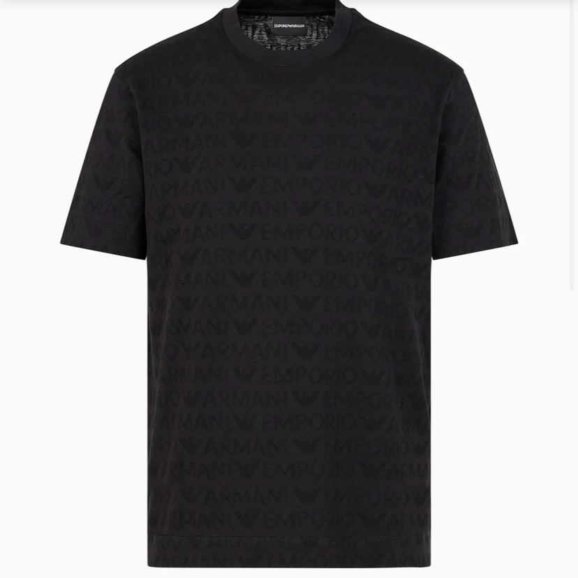 未使用 EMPORIO ARMANI/安普里奥·阿玛尼 满logo短袖MTS10671 