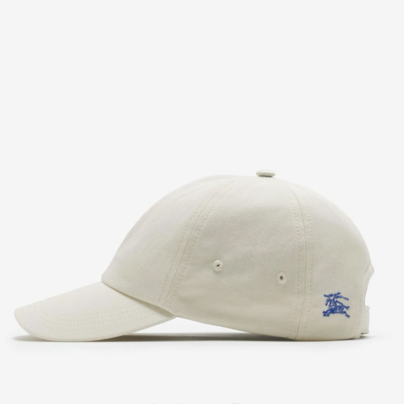 全新未使用 BURBERRY/博柏利 白色战马标标刺绣棒球帽 Mac30176