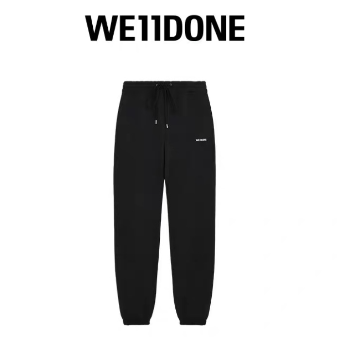 全新未使用 WE11 DONE 经典中腰字母logo运动裤 MCA30106