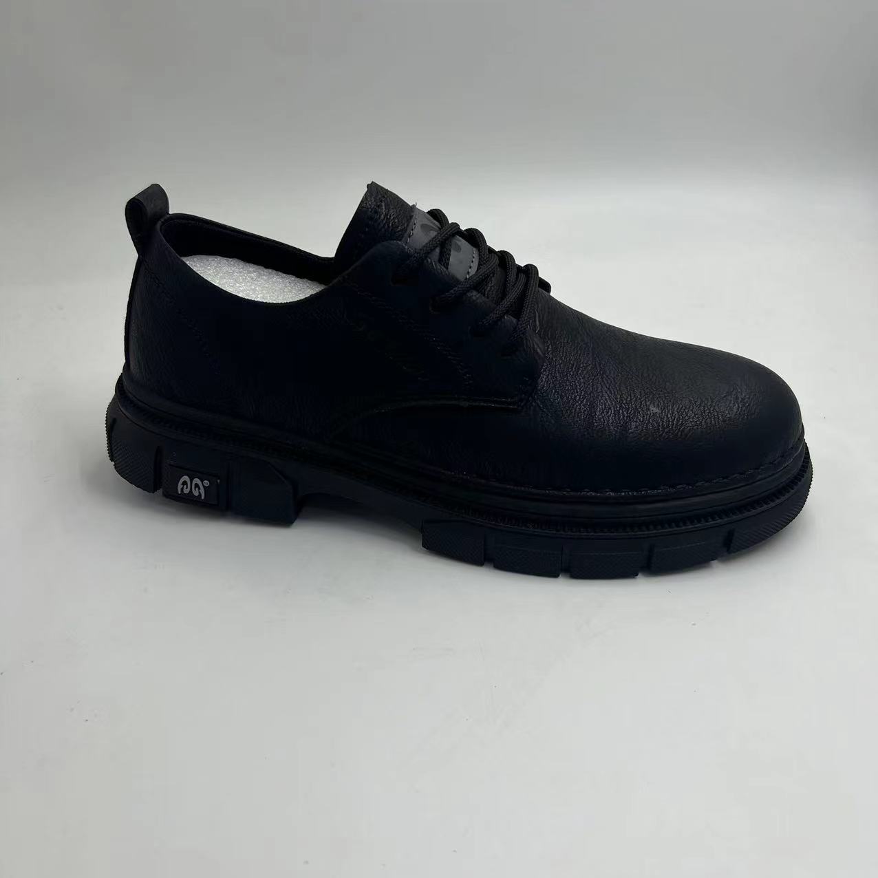 A05雅黑商务休闲男鞋皮鞋