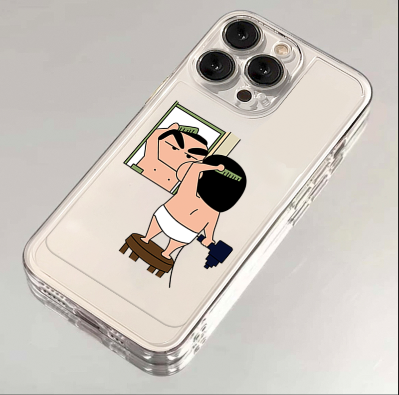 臭美小新iphone15苹果手机壳14promax硅胶13pro透明12高级11全包X
