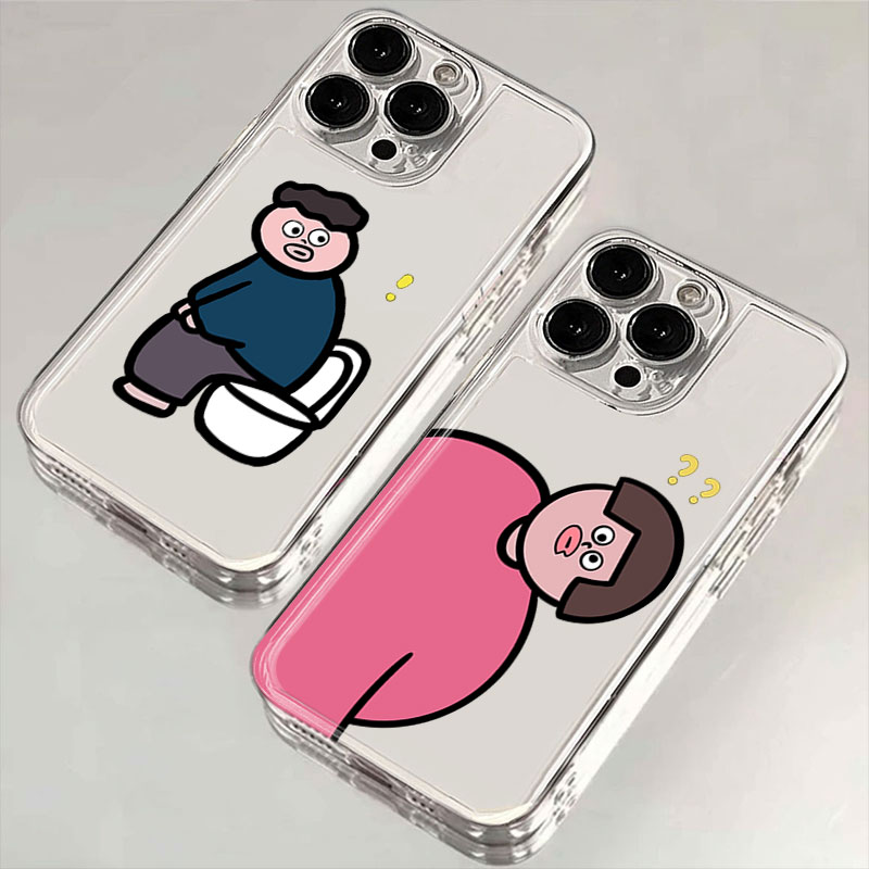 搞怪情侣iphone15苹果手机壳14promax硅胶13pro透明12高级11全包X