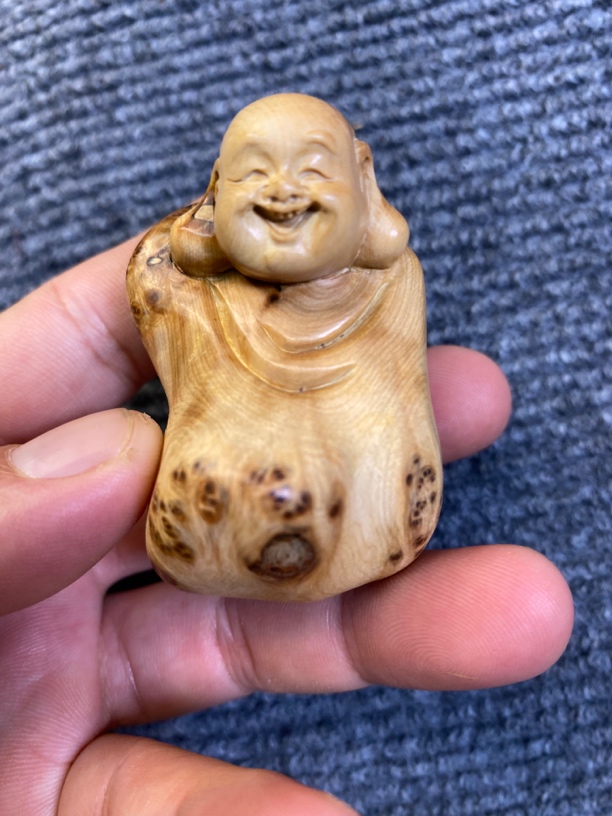 太行崖柏陈化老料手把件