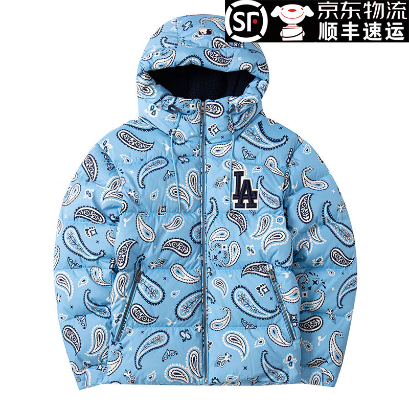 MLB美职棒羽绒服2023冬季新款男女运动时尚保暖连帽外套潮流 加厚