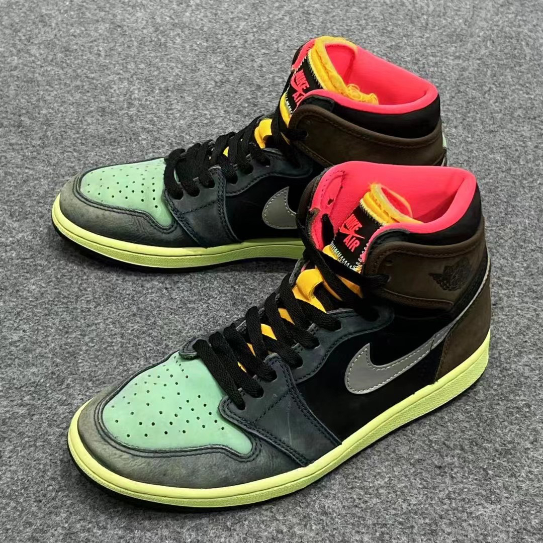 41码/NIKE AIRJORDAN1英雄联盟配色 高帮篮球鞋