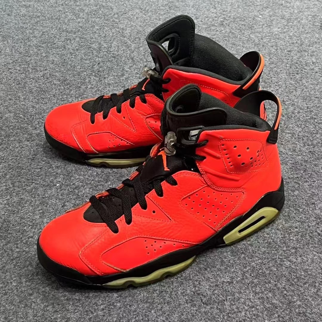 44码/NIKE AIRJORDAN6大红配色 高帮篮球鞋