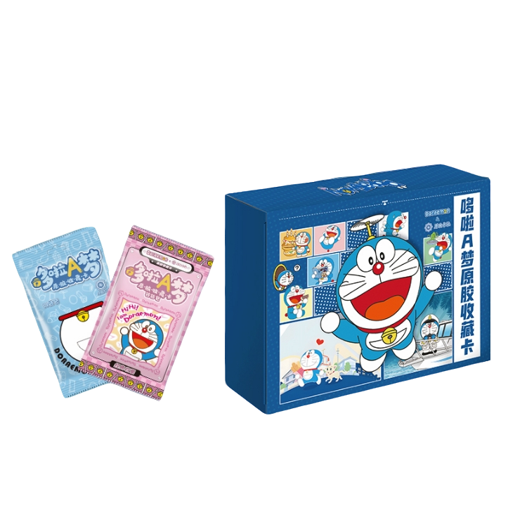 【霖】火车&抬盒 原映社哆啦A梦国版角色盲盒人物隐藏 可爱卡牌收藏
