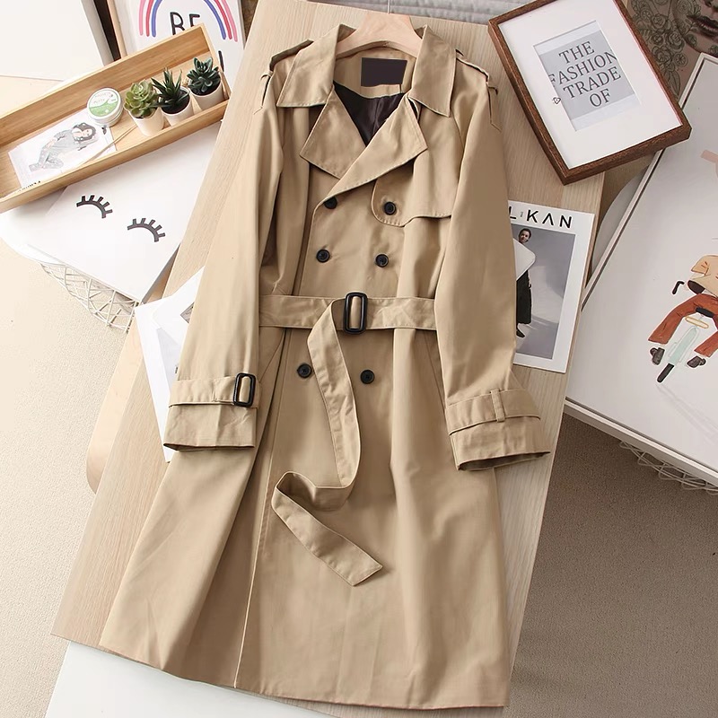 C410（只出不进 谨慎下单）中长款宽松气质显瘦小个子风衣女