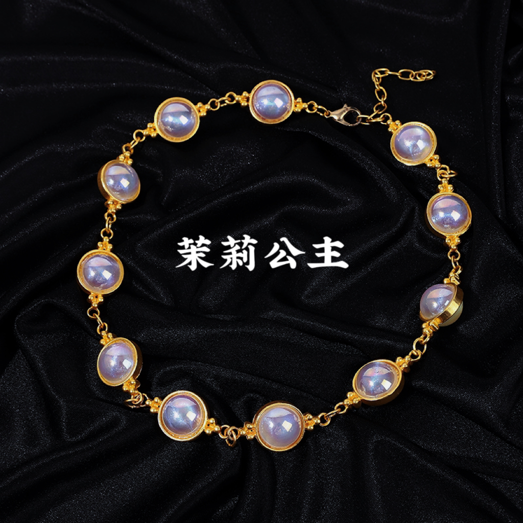铜合金项链 《茉莉公主》vintage项链宫廷风高级感项链0173