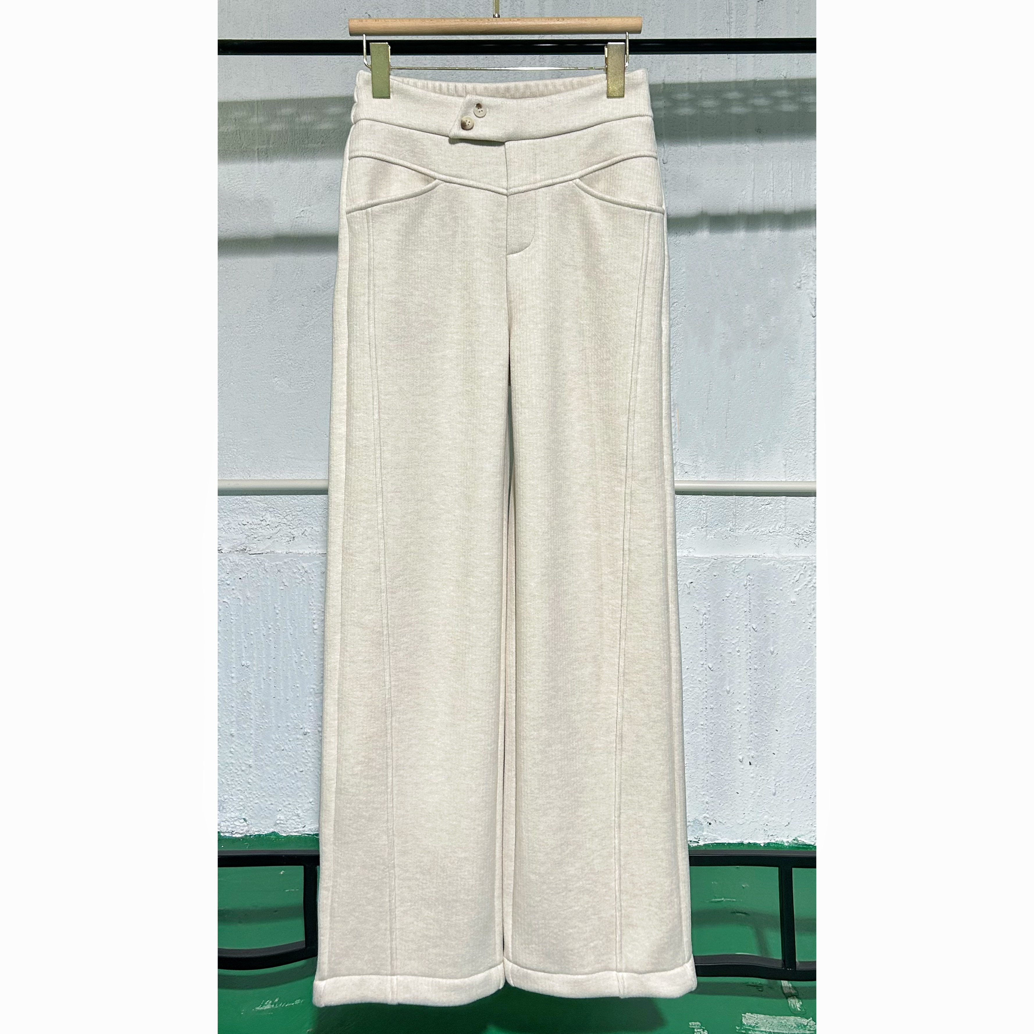 【加绒加厚】秋冬直筒裤高腰垂感显瘦百搭时尚简约气质窄版直筒裤女