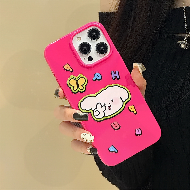 可爱搞怪苹果15手机壳iPhone14Promax个性趣味13小众12简约防摔女