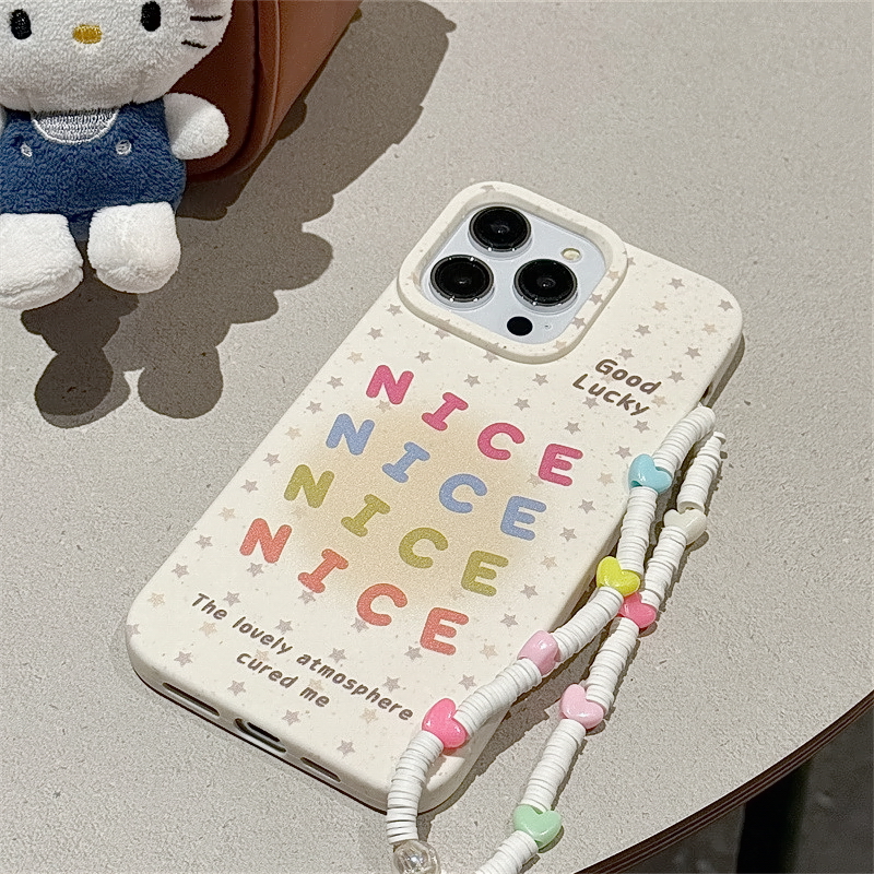 字母硅胶苹果15手机壳iPhone14Promax全包挂绳13高颜值12保护套女